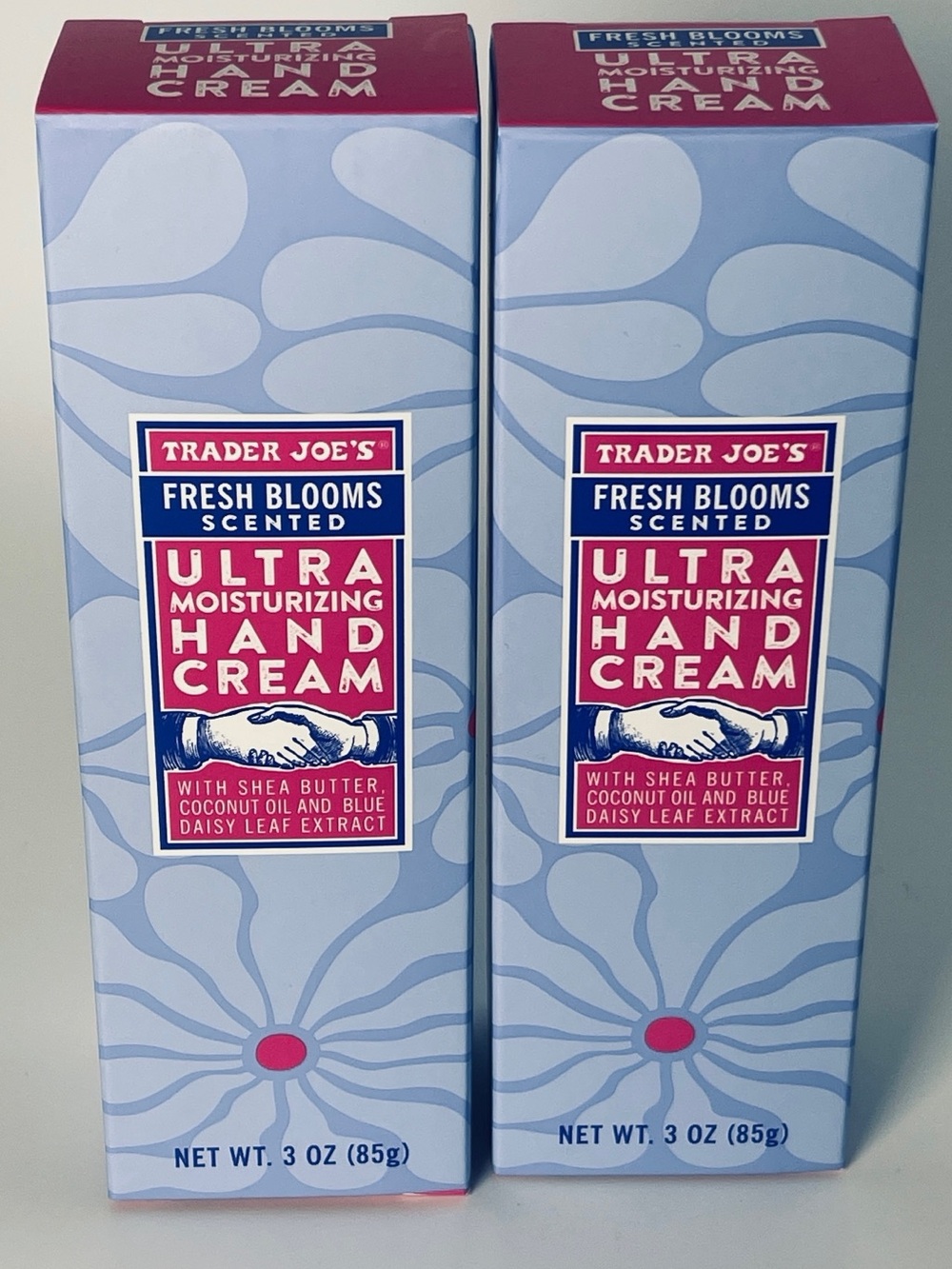 Trader Joe's Fresh Blooms Scented Ultra Moisturizing Hand Cream | 2 Pack |